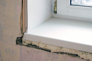 Установка подоконника на окно своими руками   